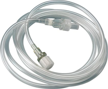 BRAUN, forlængerslange L/L, han/hun, hætte, steril, 140 cm