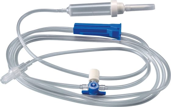 Deha infusionssæt, 15 my, u/luftfilter m/3vejshane, L/L steril, 210 cm