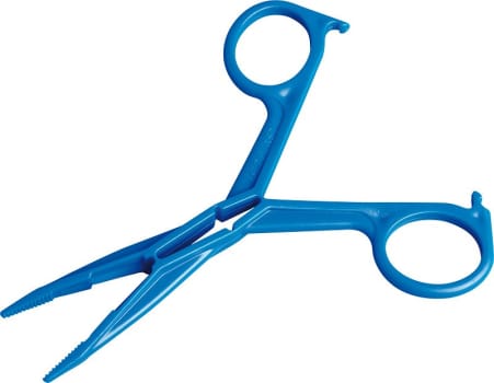 Pean, engangs med lås, 12 cm