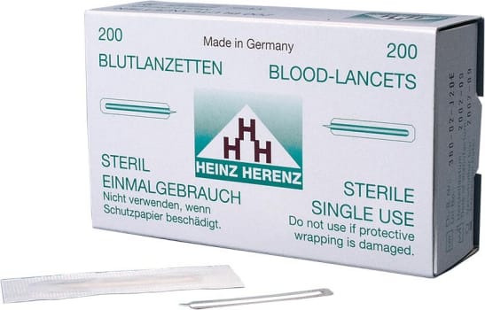 Tip Top Tip, blodlancet til øreblodtagning, steril