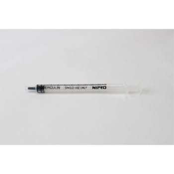 Nipro, sprøjte Luer 3-komponent, LDS, steril, 1 ml