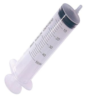 Nipro, sprøjte Luer 3-komponent, excentrisk, steril, 50 ml