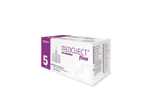 Medoject, penkanyle, violet, steril, 5 mm x 0,23 mm (32G)