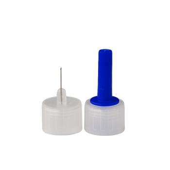 Medoject, penkanyle, mørkeblå, steril, 6 mm x 0,25 mm (31G)