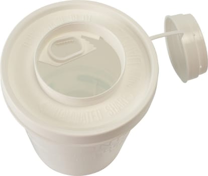 USON, kanylebeholder, låg med kanyleaftræk, 500 ml