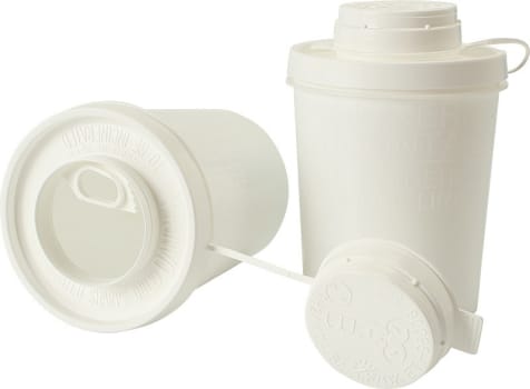 USON, kanylebeholder, låg med kanyleaftræk, 500 ml