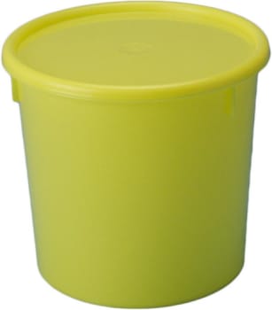 USON, kanylebeholder, gult klemlåg uden åbning, 3,5 l