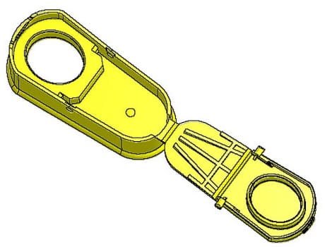 Sharpsafe, kanylebeholder, lommemodel, u/kanyleaftræk, gul, 200 ml