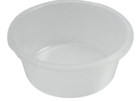 Sterilite, skål til autoklave, klar, PP, engangs, 2000 ml