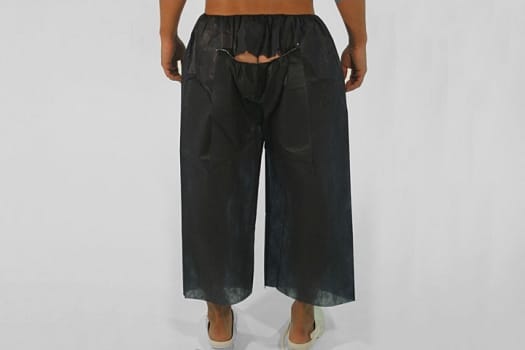 Bastos, kolobukser, engangs 3/4 lange, blå