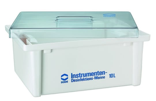Bode, desinfektionskar med indsats og låg, 10L, 26 cm x 24 cm x 14 cm