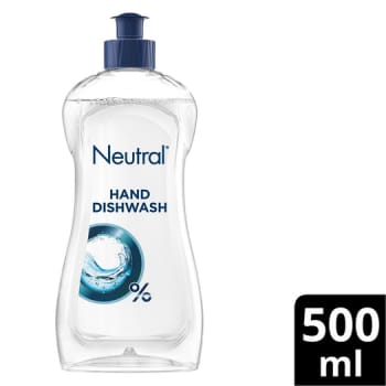 Neutral, flydende opvaskemiddel, 500 ml