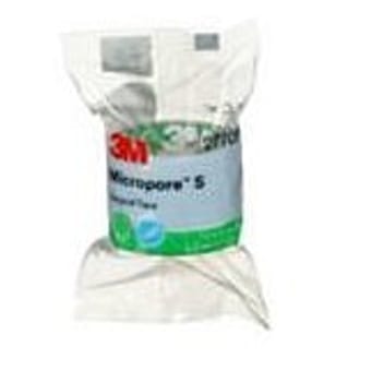 3M, kirurgisk tape med silikoneklæber, blå, 2,5 cm x 1,3 m