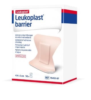LEUKOPLAST Barrier, vandtæt fingerplaster med sårpude 20x23mm,steril, 44 mm x 50 mm