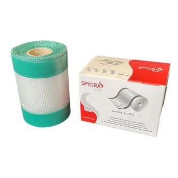 Spycra roll, film på rulle m. silikoneklæb, usteril, 5 cm x 5 m