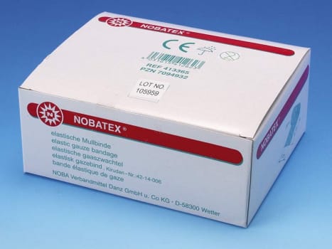 Nobatex, elastisk fikseringsbind, bulk, 6 cm x 4 m