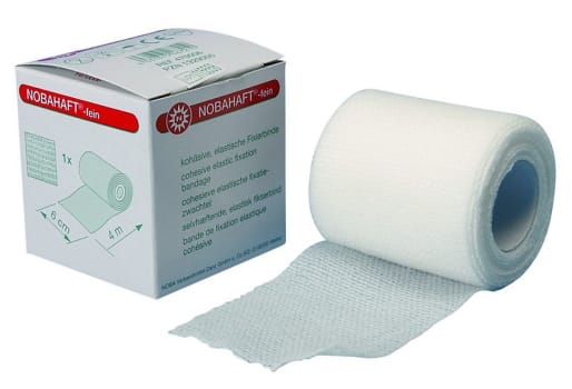 Nobahaft Fein, selvhæftende fikseringsbind, latexfri, 4 cm x 4 m
