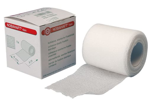 Nobahaft Fein, selvhæftende fikseringsbind, latexfri, 8 cm x 20 m