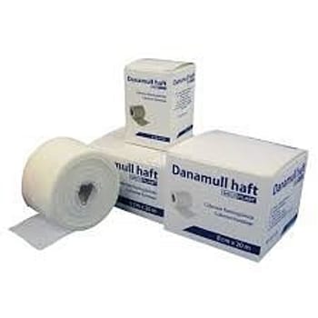 Danamull Haft, gazebind, selvhæftende, latexfri, 8 cm x 20 m