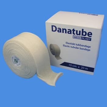 Danatube, rørbandage str. 56, 100% viskose, arm,ben og hoved, 6 cm x 20 m