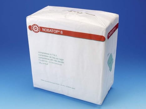 Nobatop, kompres, non woven, 4-lags, usteril, 10 cm x 20 cm