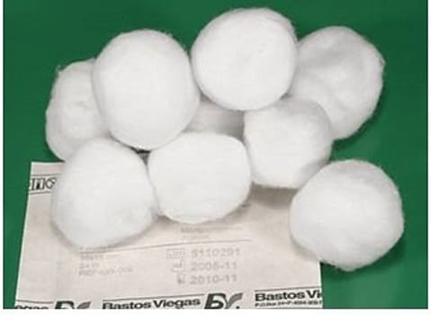 Bastos, Vattampon vægt 0,5gr, 100% bomuld, pk. a 500 stk, 0,5 g