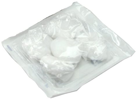 AST, Gazetampon, rund, Ø70mm, brev a 5 stk, steril, 40 cm x 45 cm