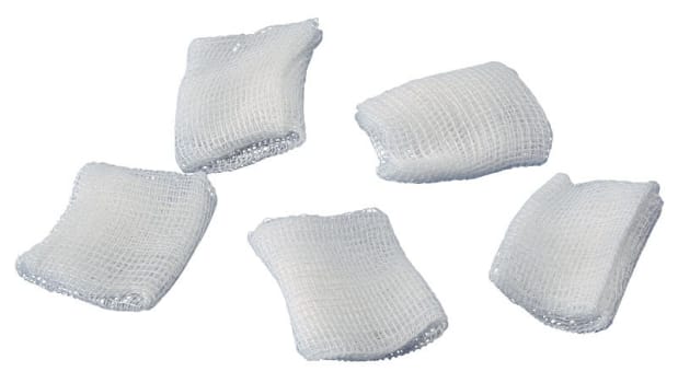 Mölnlycke, gazetampon, flad, steril, 25 mm x 30 mm