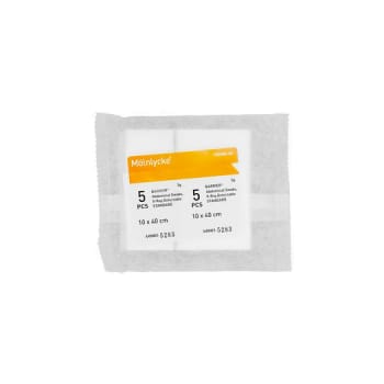 Standard nonwoven OP-serviet, X-ray, orange label, brev a 5 stk, steril, 10 cm x 40 cm