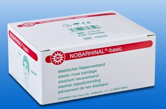 Nobarhinal, post-op næseforbinding med fikseringsbånd, basic
