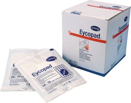 Eycopad, øjenkompres, steril, 5,6 cm x 7 cm