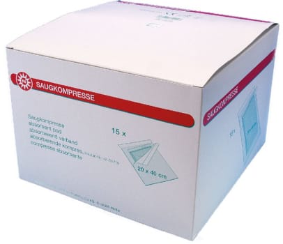 Nobasorb, absorberende forbinding, steril, 20 cm x 40 cm