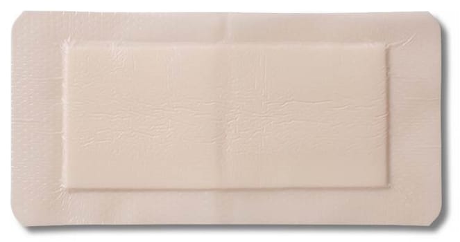 FoamLite ConvaTec, tynd skumbandage m/silikoneklæb og border, steril, 10 cm x 20 cm