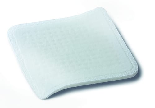 Cutimed Siltec, tynd skumbandage med silikone, type L, steril, 15 cm x 15 cm