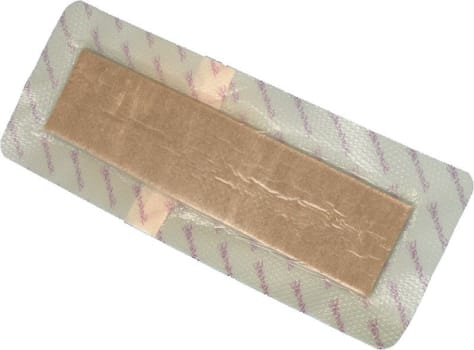 Mepilex Border Ag, border med sølv og silikone, steril, 10 cm x 30 cm