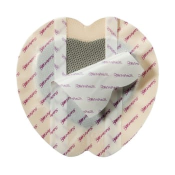 Mepilex Border Ag, border med sølv og silikone, sacrum, steril, 20 cm x 20 cm