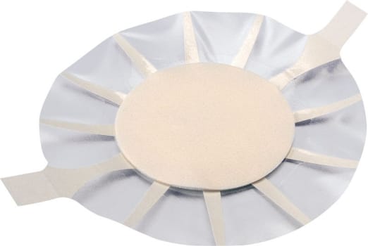 Tegaderm Foam, skumbandage, m/ klæb, sårpude 7,62x7,62cm rund, st, Ø 14 cm