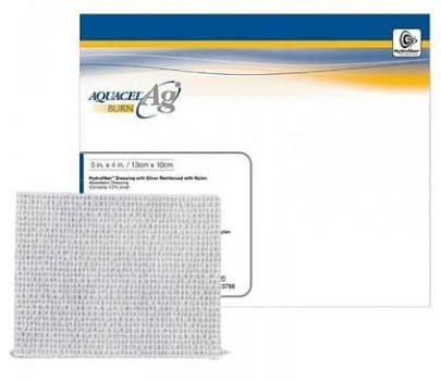 Aquacel Ag BURN, gelfiberbandage m/sølv til brandsårsbeh., steril, 23 cm x 100 cm