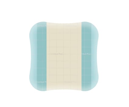Comfeel Plus, hydrocolloidbandage med alginat, steril, 10 cm x 10 cm