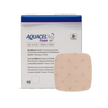 Aquacel Ag Foam, bandage uden klæb, steril, 5 cm x 5 cm