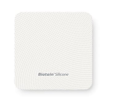 Biatain Silicone, Skumbandage m. silkone, uden border, steril, 10 cm x 10 cm