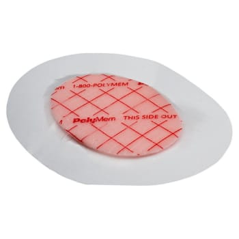 PolyMem Shapes, skumband. m/klæb, nr.3 oval,sårpude 2,5x5cm,steril, 5 cm x 7,6 cm