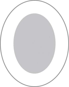 PolyMem Shapes Silver, skumband.m/klæb,nr.8 oval,sårpude 10,1x14,6cm, st., 16,5 cm x 20,9 cm