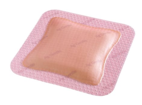 Allevyn Ag Gentle Border, skumbandage m/silikonegelklæb og sølv, steril, 10 cm x 10 cm