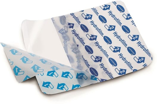 Hydrofilm, film, transparent, selvklæbende, steril, 10 cm x 25 cm