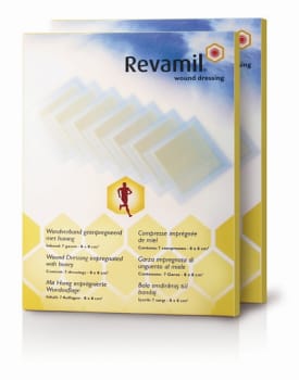Revamil honning, netforbinding, steril, 10 cm x 20 cm