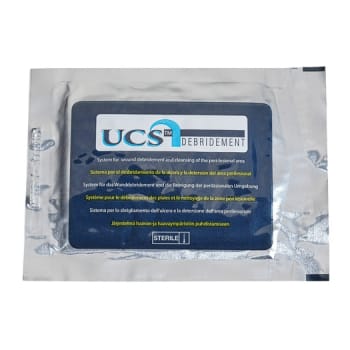 UCS Debridement, debrideringsklud til sår og -såromgivelser, steril, 20 cm x 20 cm x 0,02 cm