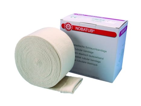 Nobatub, tubular bandage, hvid, tubular A, 4 cm x 10 m