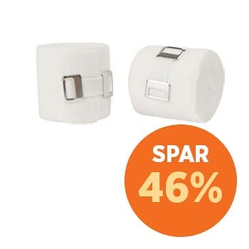 Wero Mix, idealbind, elastisk bind, hvid, 8 cm x 10 m