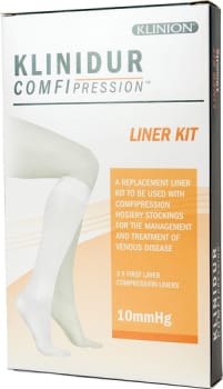 Klinidur Comfipression, behandlerstrømpe, 1 yder-og 2 inderstrømper, medium